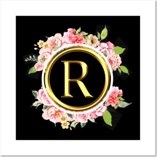 Letter R Shirt Alphabet Letter R Different Colors Posters and Art